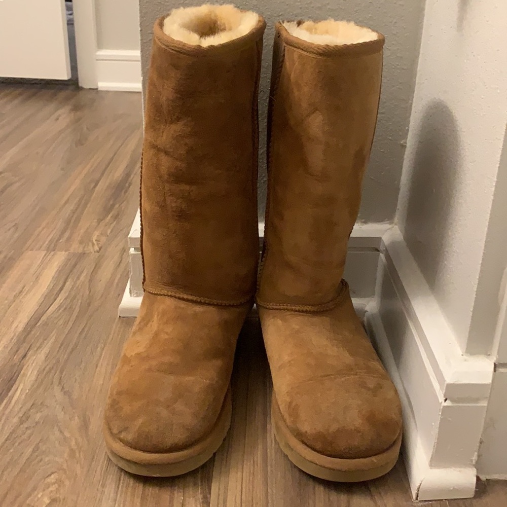 Tan tall UGG boots